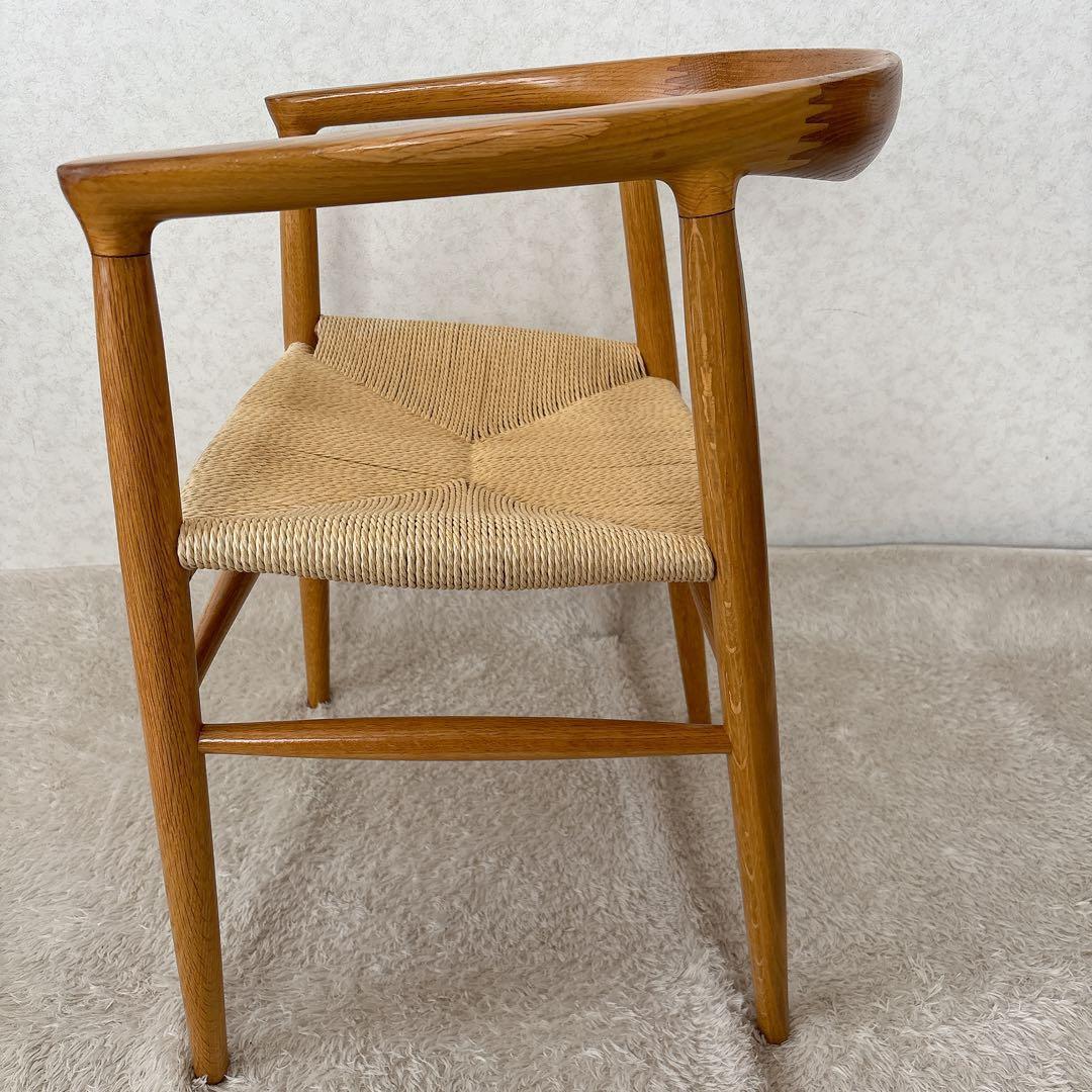 激人気】無印良品 オーク材 ペーパーコード アームチェア MUJI