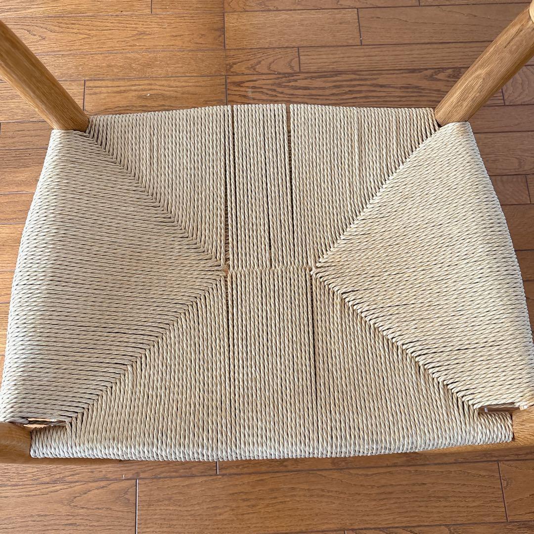 激人気】無印良品 オーク材 ペーパーコード アームチェア MUJI