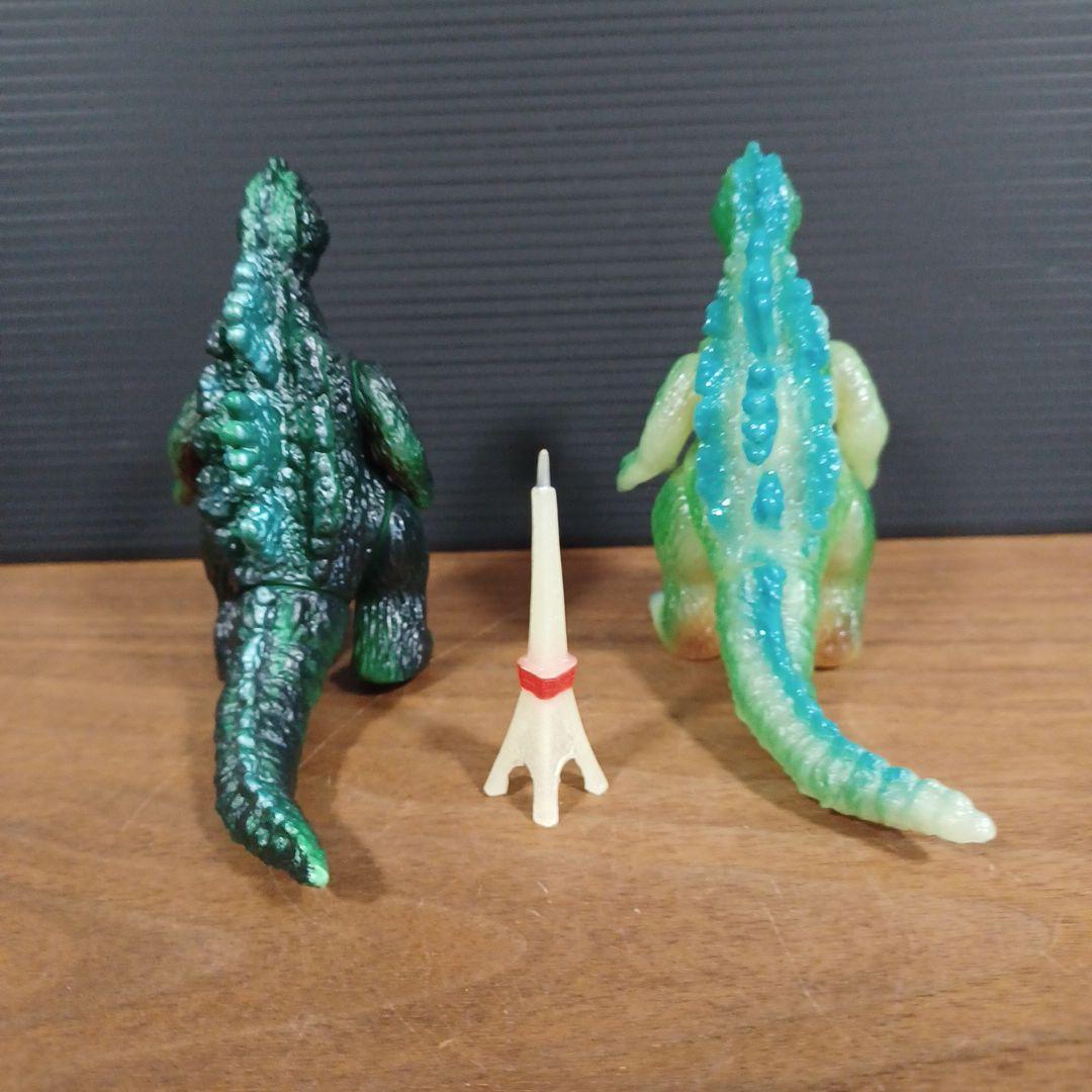 当時物　特撮大百科　ブルマァク伝説シリーズ　ゴジラ2体セット