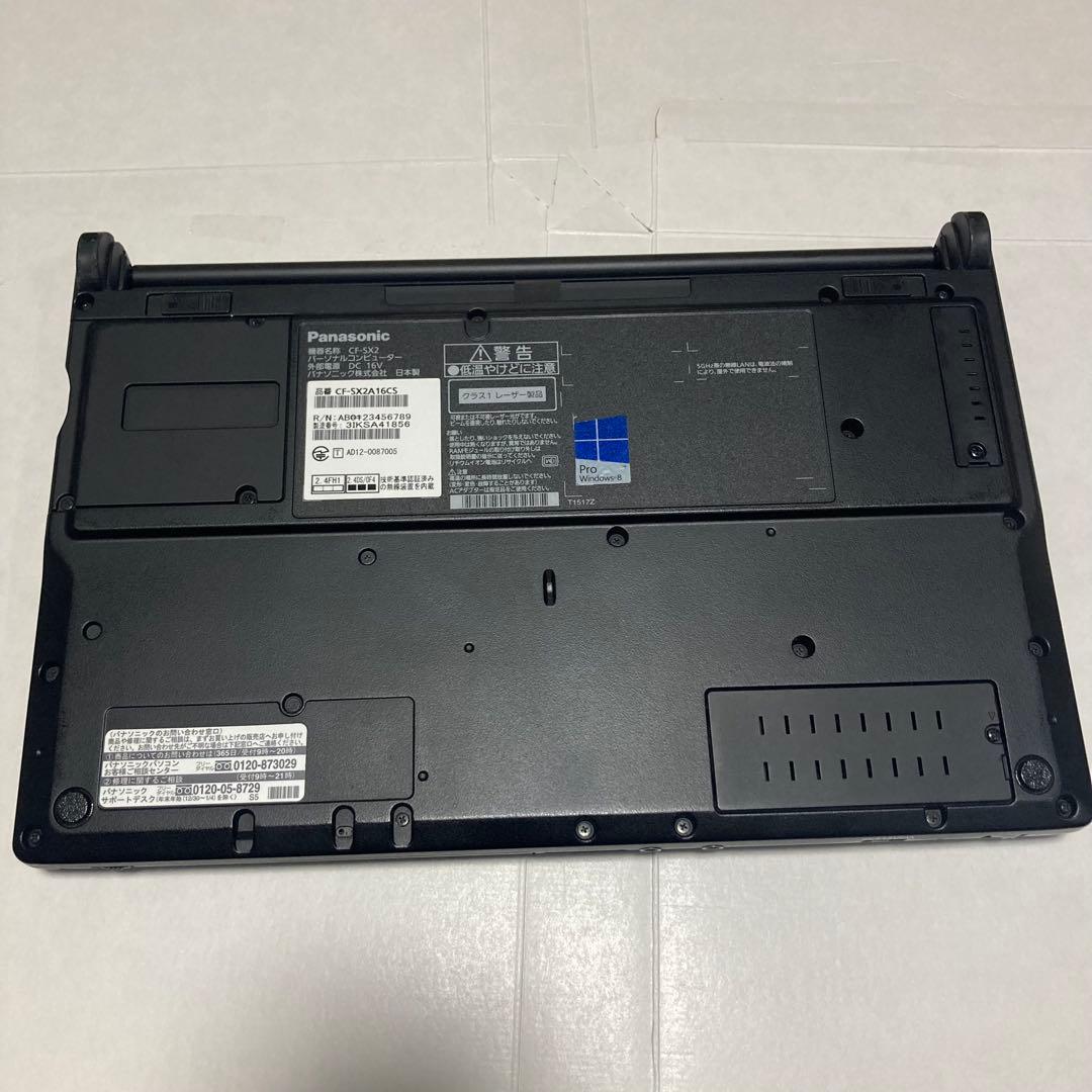 ジャンク品　パナソニック　レッツノート ブラックモデル　CF-SX2　16GB