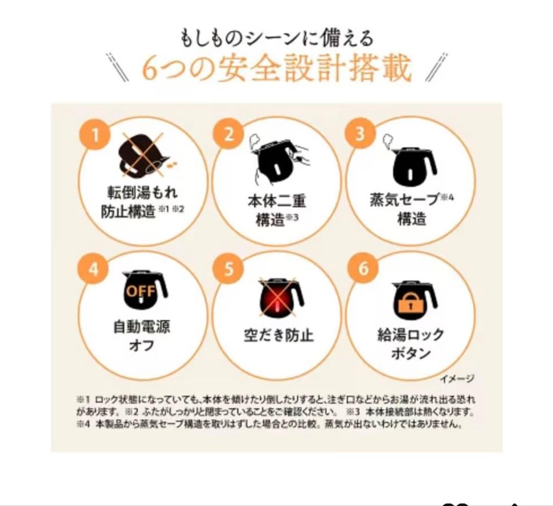 新品未開封　電気ケトル　象印　1L