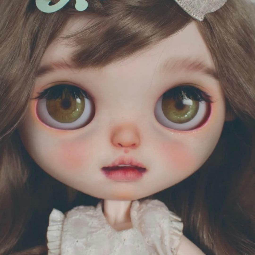 カスタムブライス かわいい ドール 海外作家様 幼い 優しい 姉妹 あおい