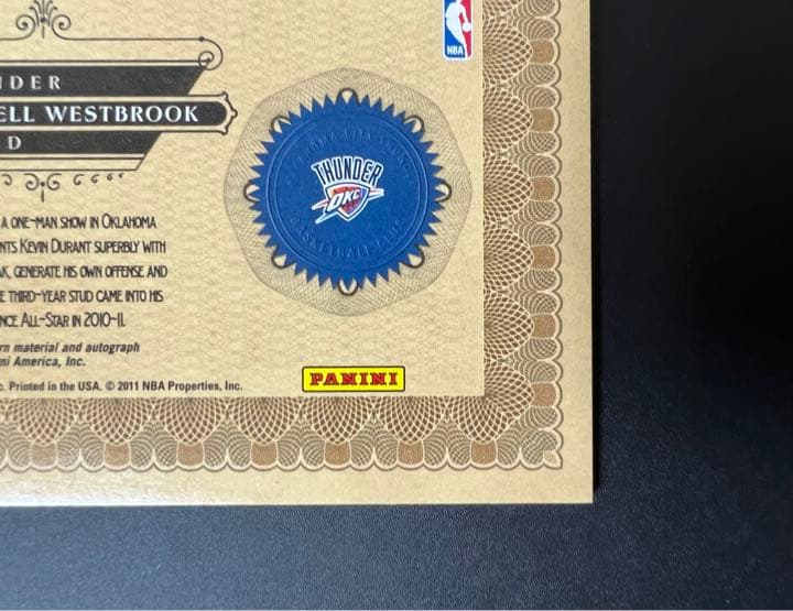 Russell Westbrook Auto NBA カード