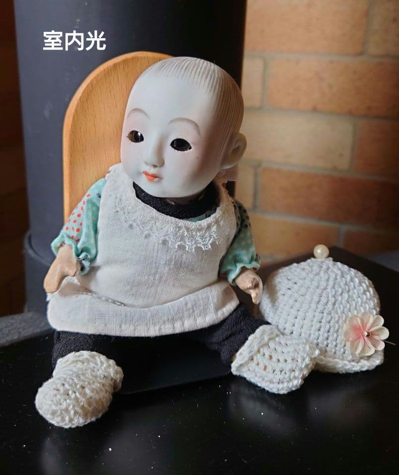 2点に分けてご購入　その2　①サクラビスク シノダ +②セルロイドのブローチ