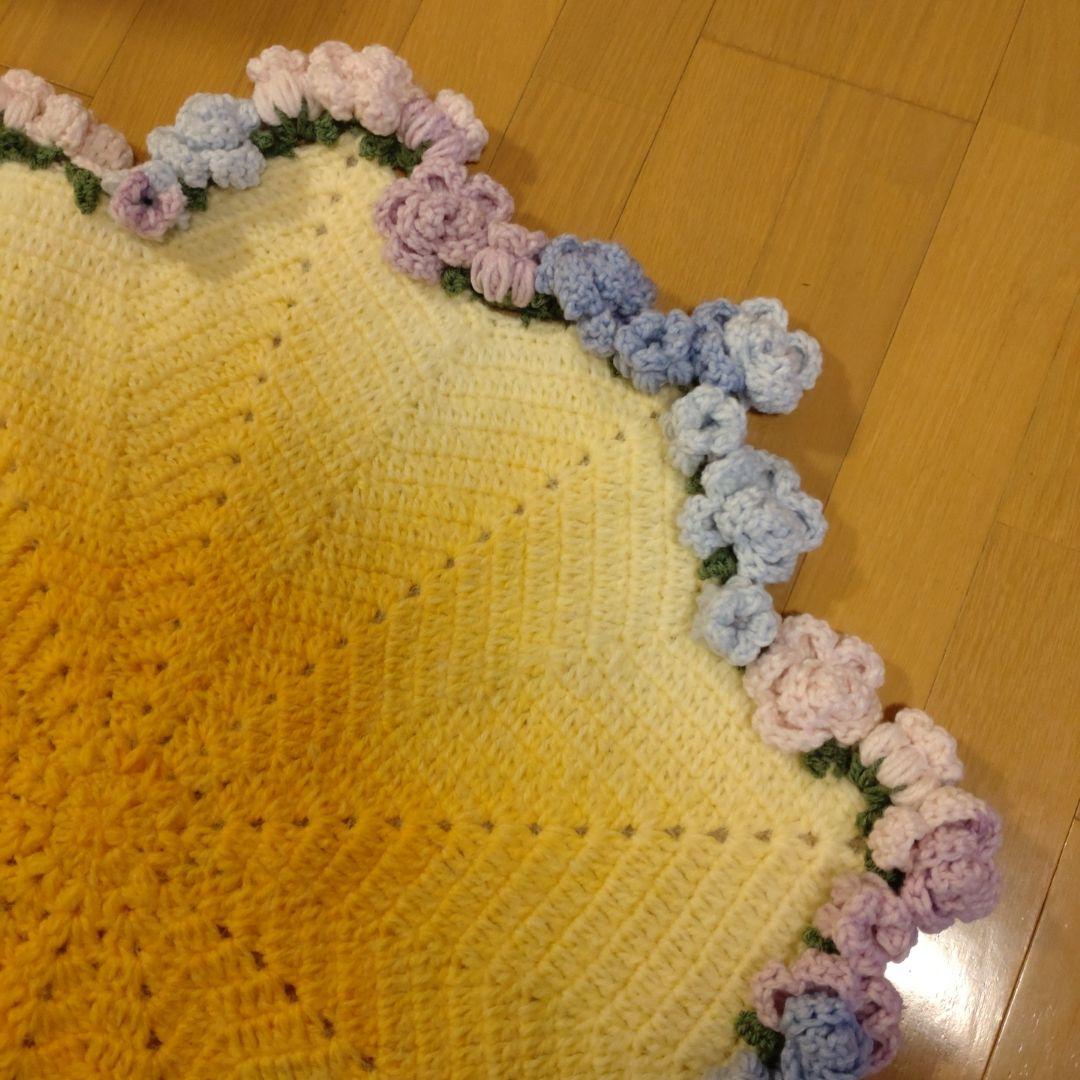 バラとチューリップの花束 本体イエローグラデーション