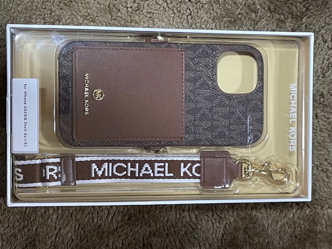 (未開封)マイケルコース iPhone15 ケース MICHAEL KORS
