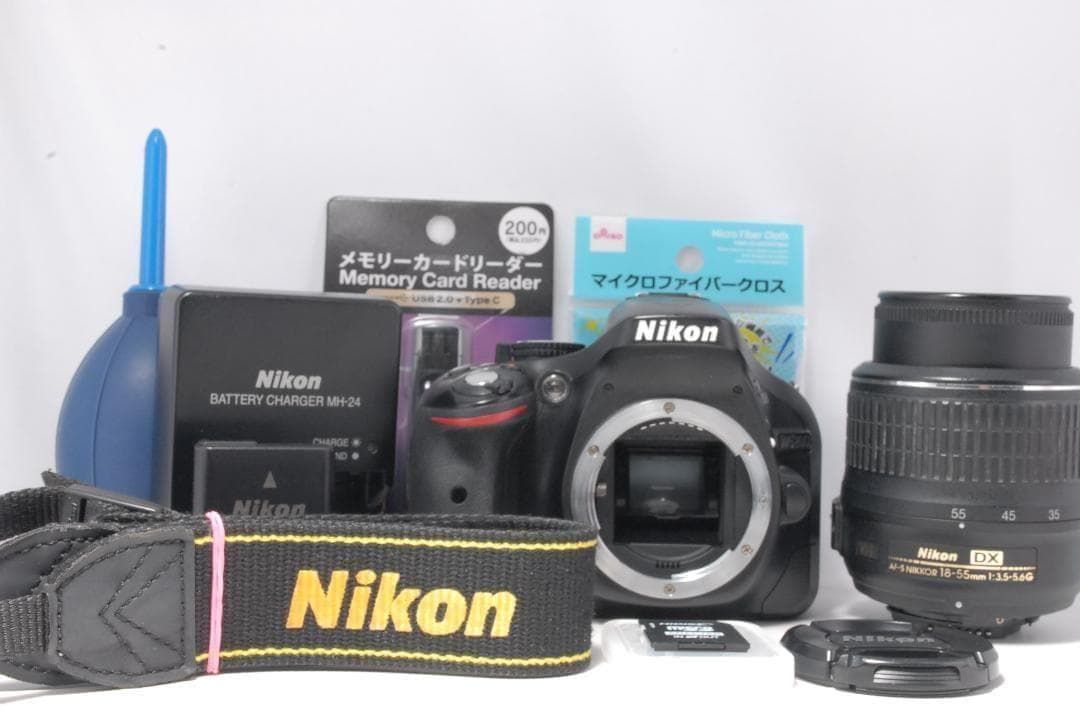 Nikon D5200 18-55mm VR レンズキット スマホ転送