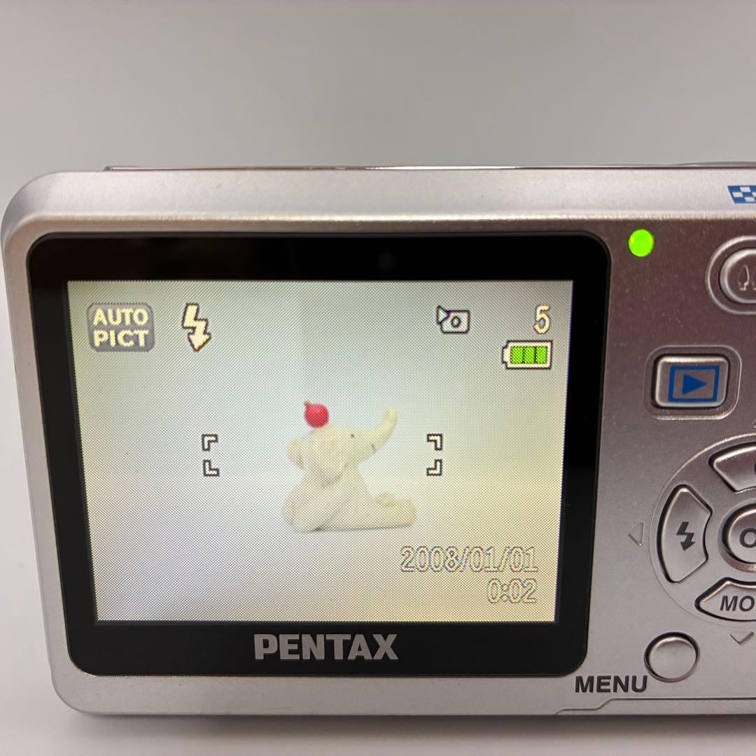 美品★ 単3電池 PENTAX Optio E50 動作確認済 オールドコンデジ