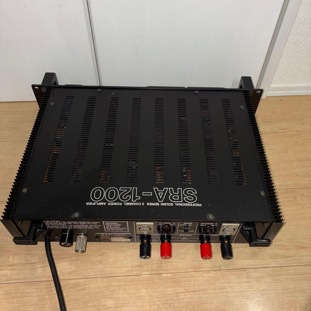 動作品　Roland SRA-1200 パワーアンプ　いい音