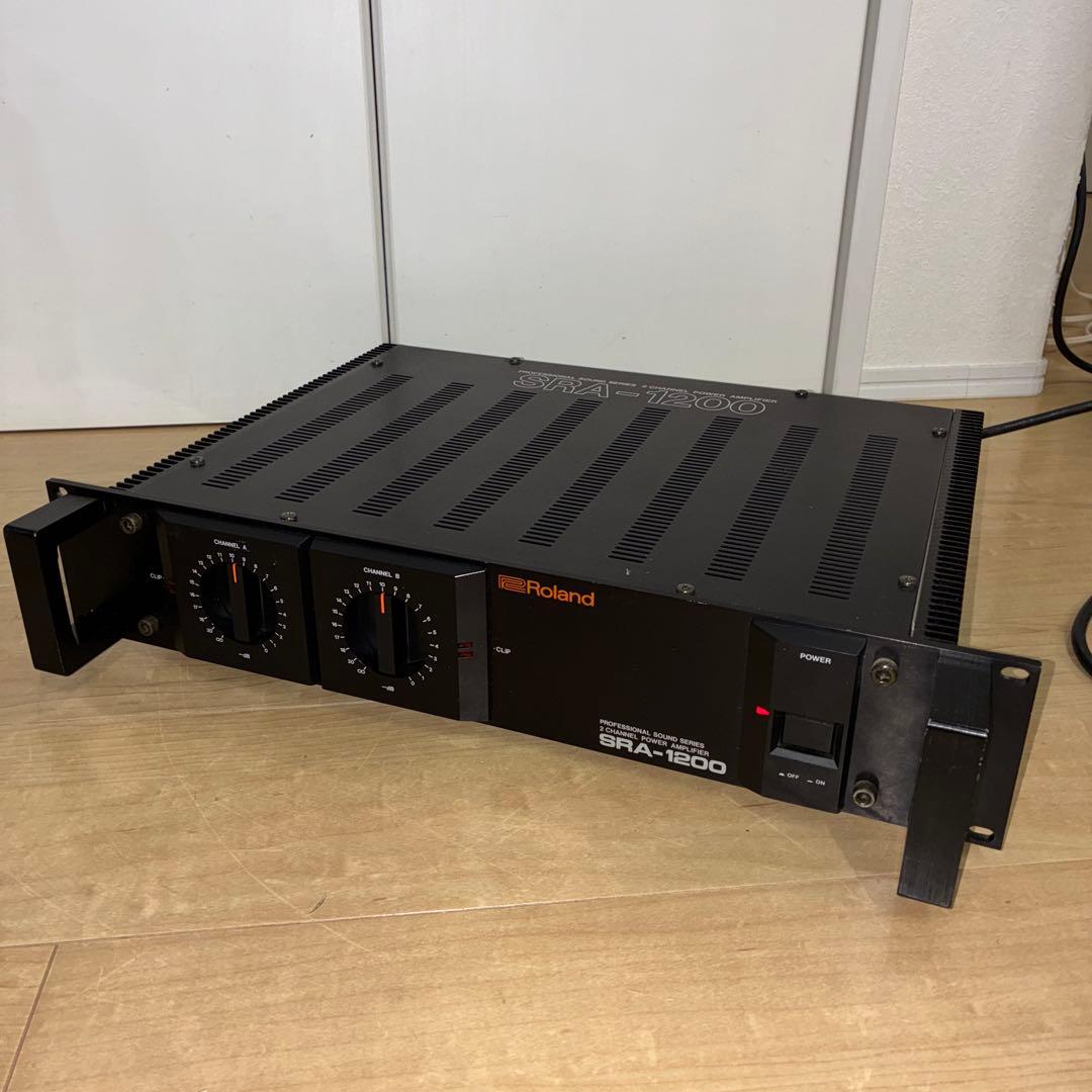 動作品　Roland SRA-1200 パワーアンプ　いい音
