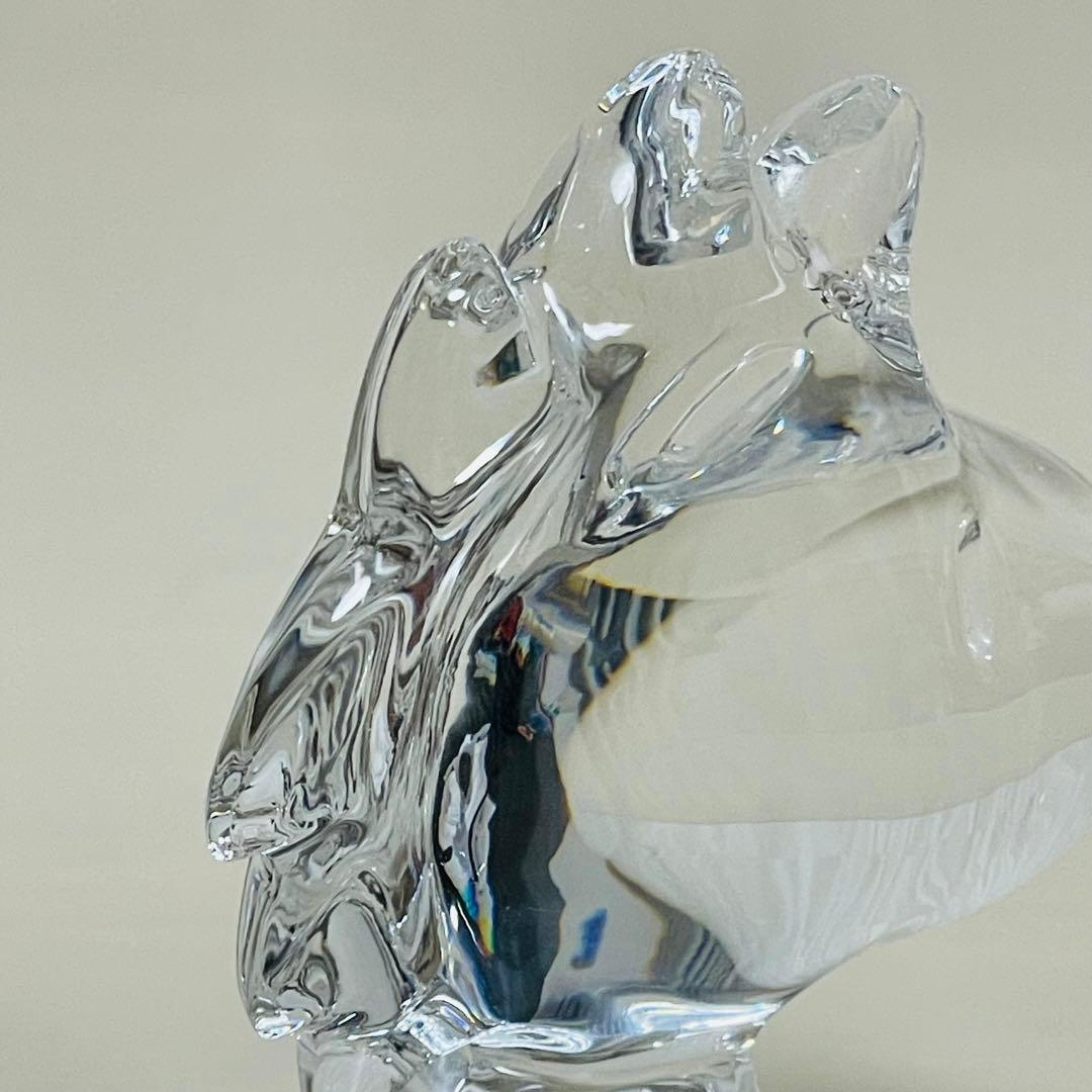 美品 Baccarat バカラ ウッドストック 置物 フィギュリン スヌーピー