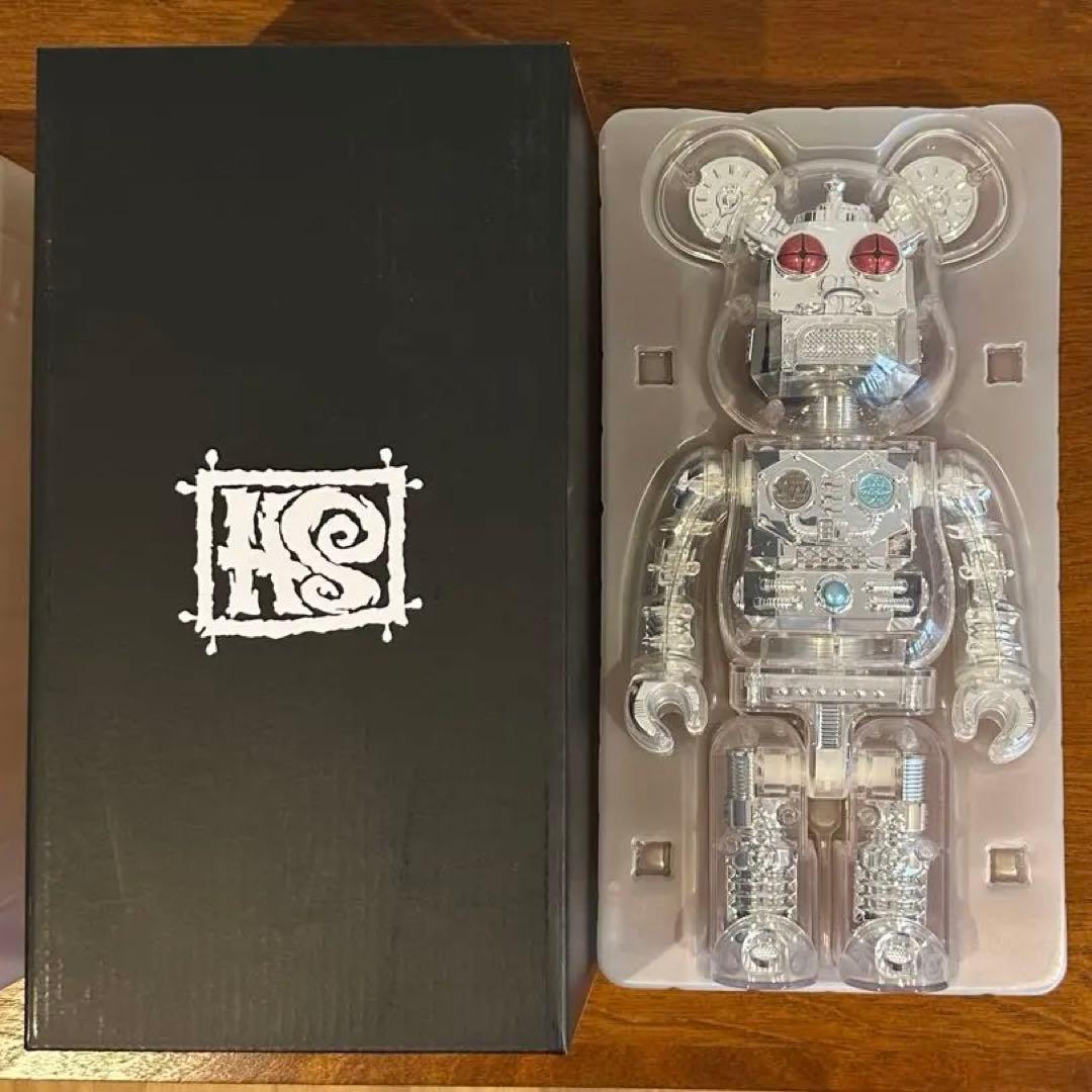BE@RBRICK HxS シルバー 400% 廣田彩玩所 MEDICOMTOY