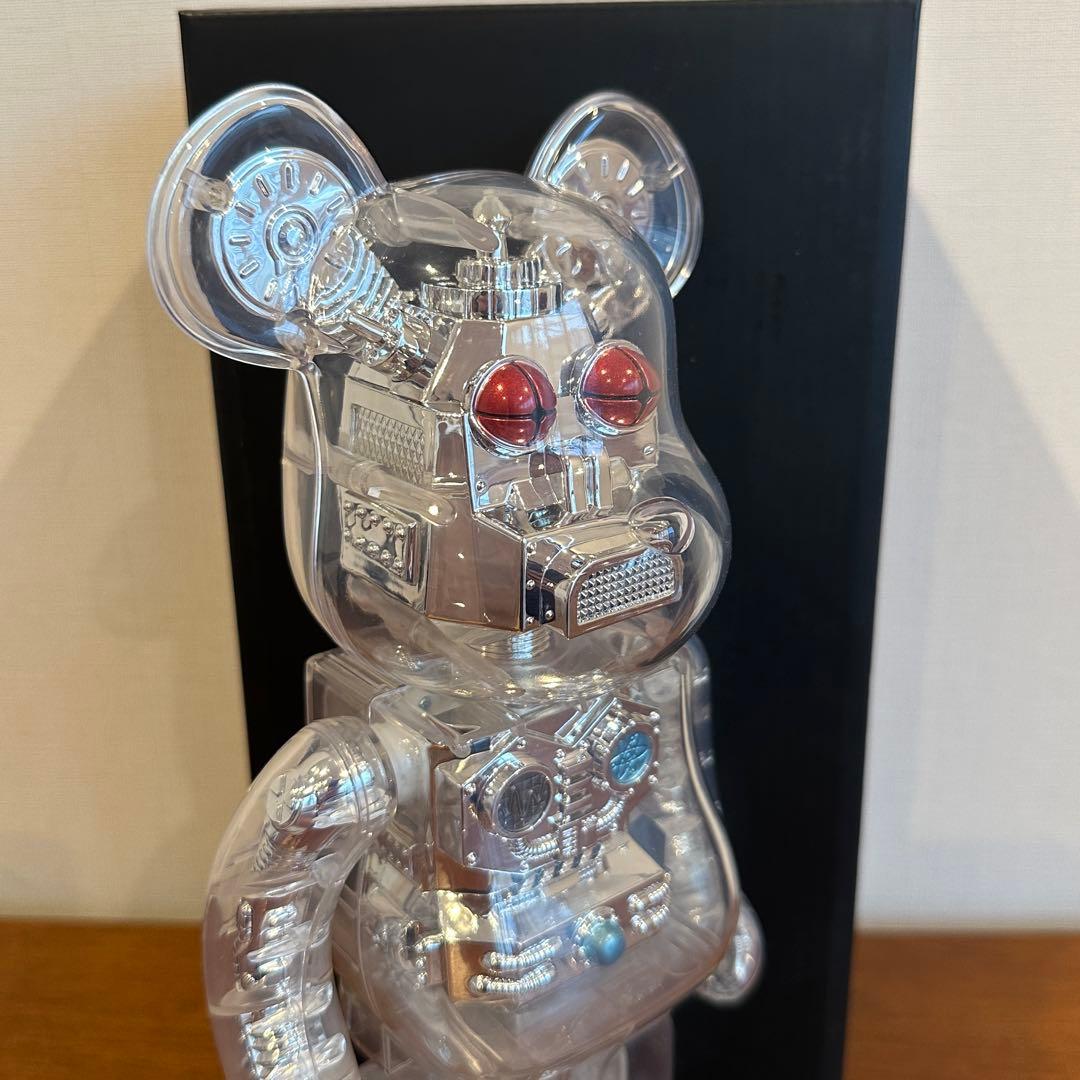 BE@RBRICK HxS シルバー 400% 廣田彩玩所 MEDICOMTOY