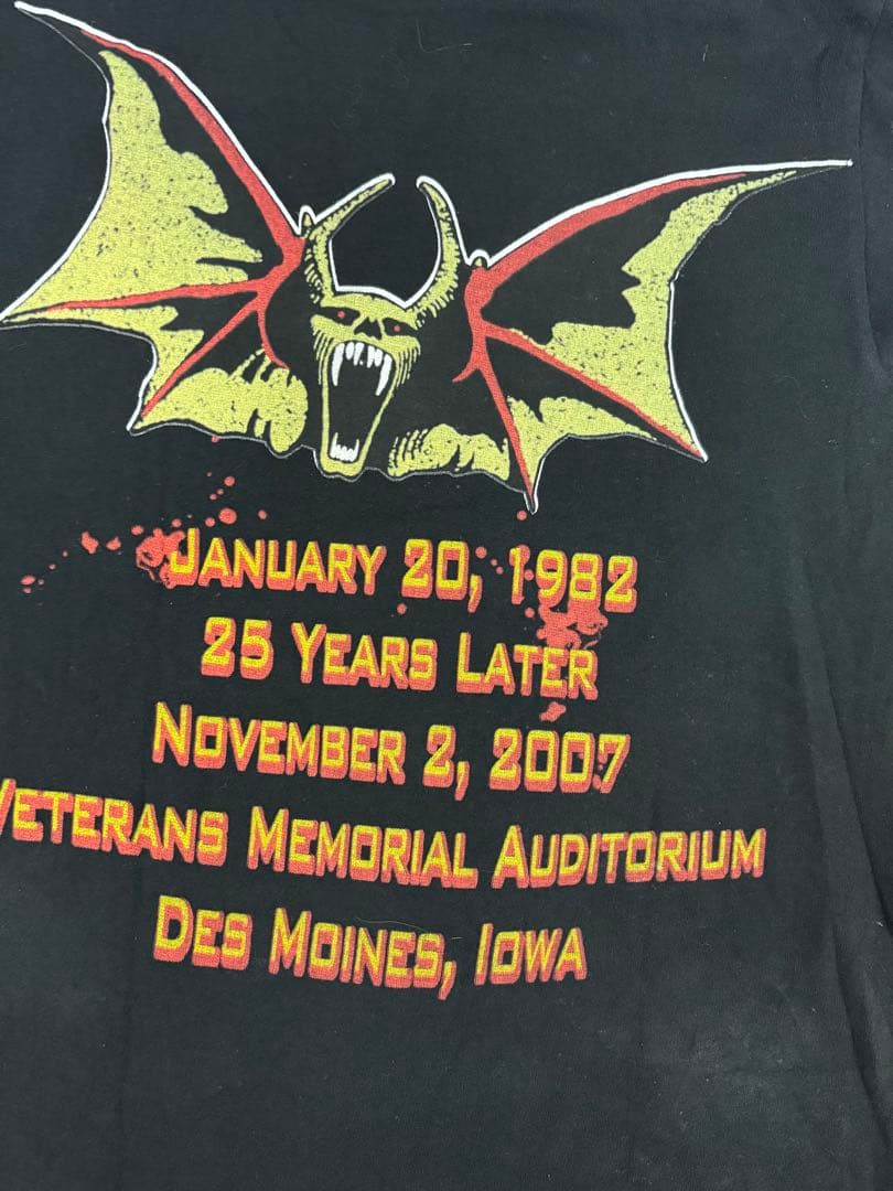 激レアS！Ozzy Osbourne オジーオズボーン 2007ライブTシャツ