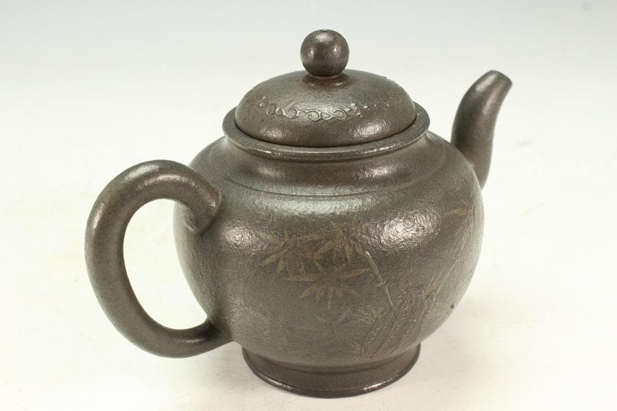 中国美術 煎茶壷 急須 在印 煎茶器(K-YC696)