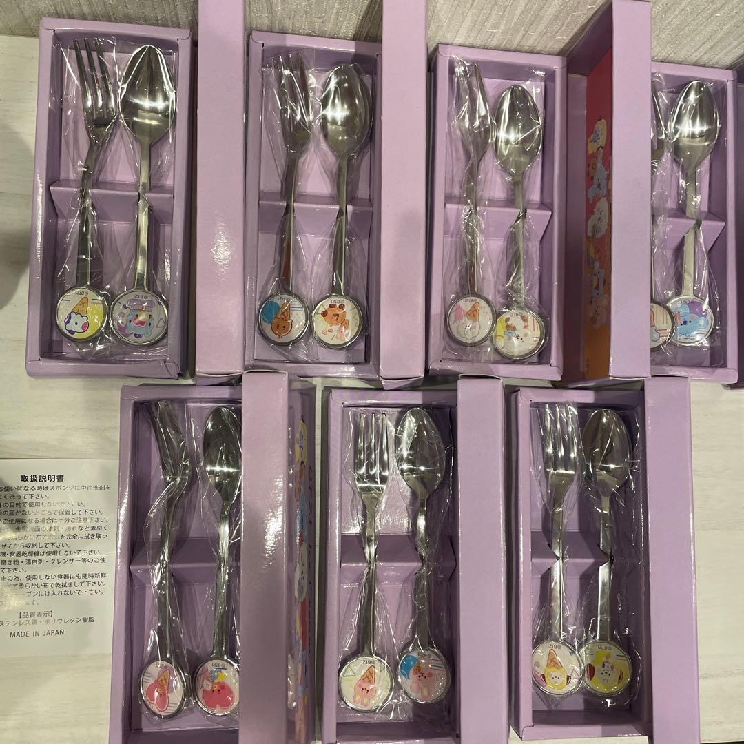 BTS BT21 スプーン フォーク セット 7個 セット まとめ売り