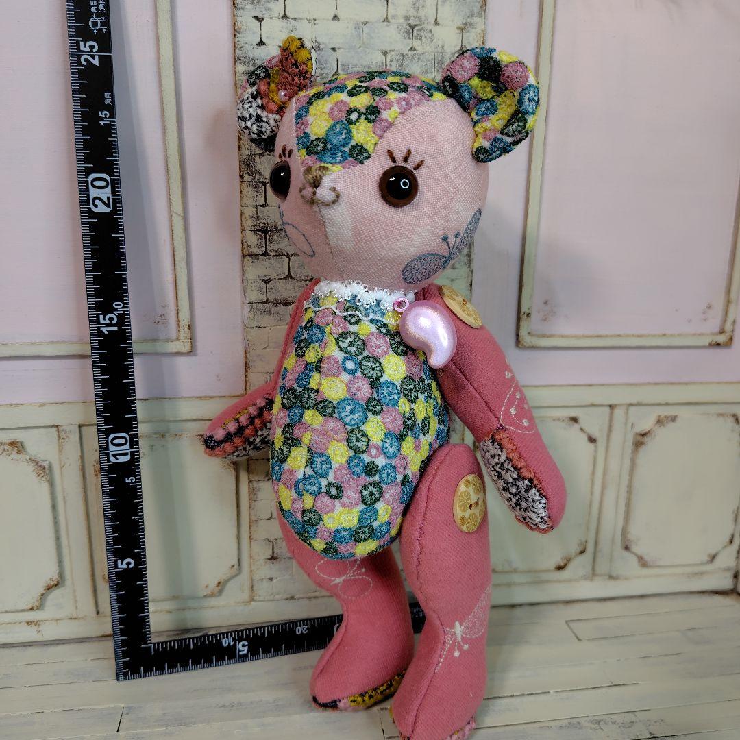 ミナペルホネン＊ハンドメイド＊ぬいぐるみ＊テディベア＊86