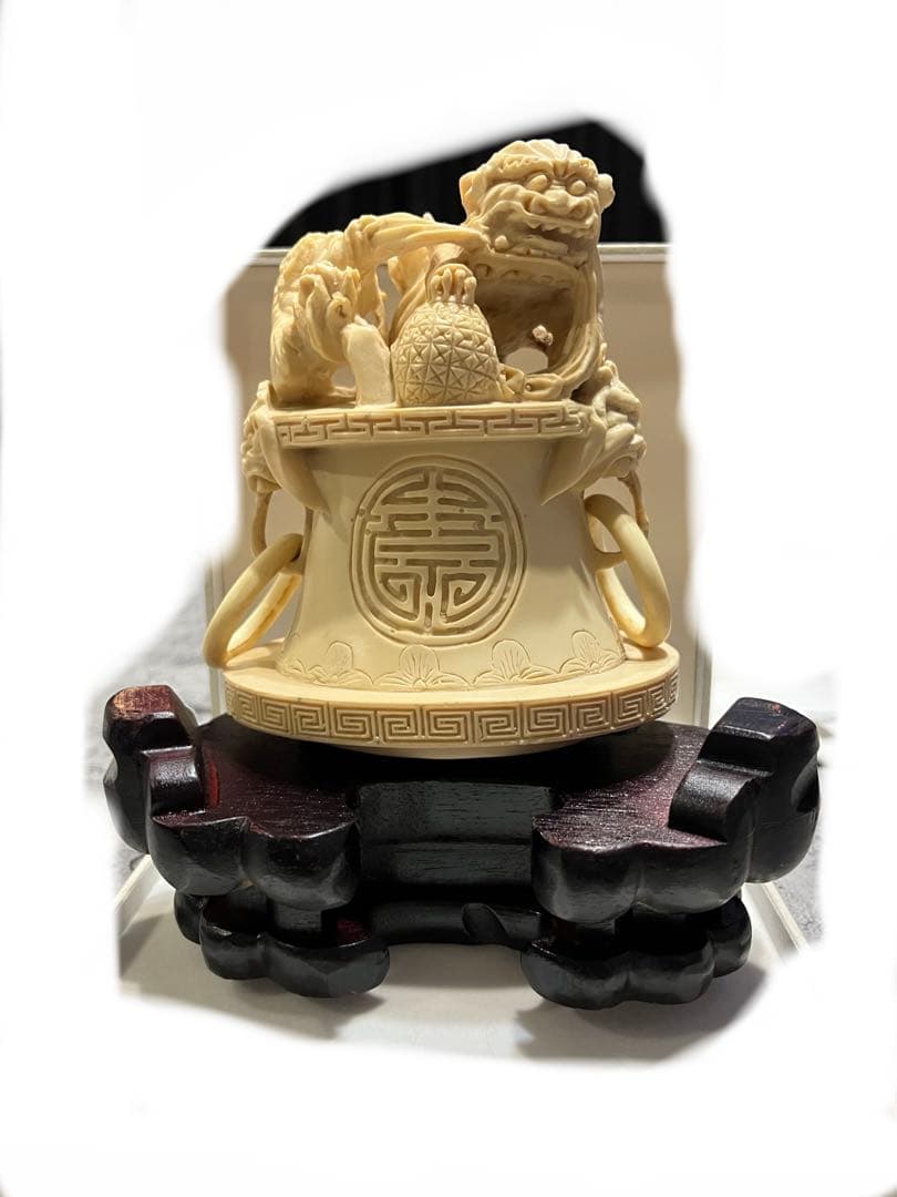 a139 ぞげ？ 置物 狛犬？シーサ？中国？彫刻