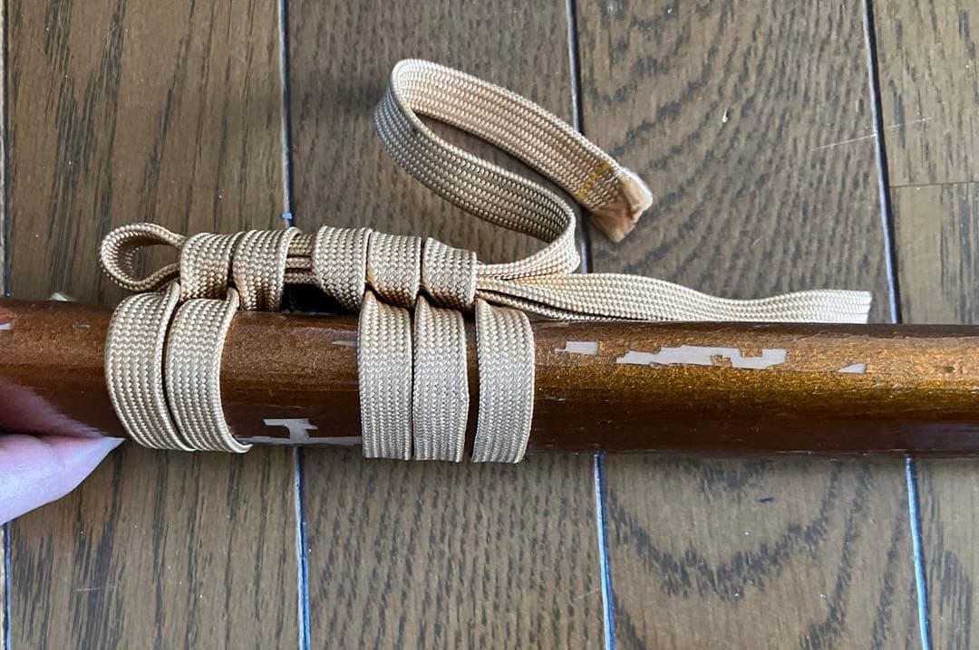 模造刀つば龍すかし　赤、黒2本セット➕掛け台➕袋セット（鑑賞用）