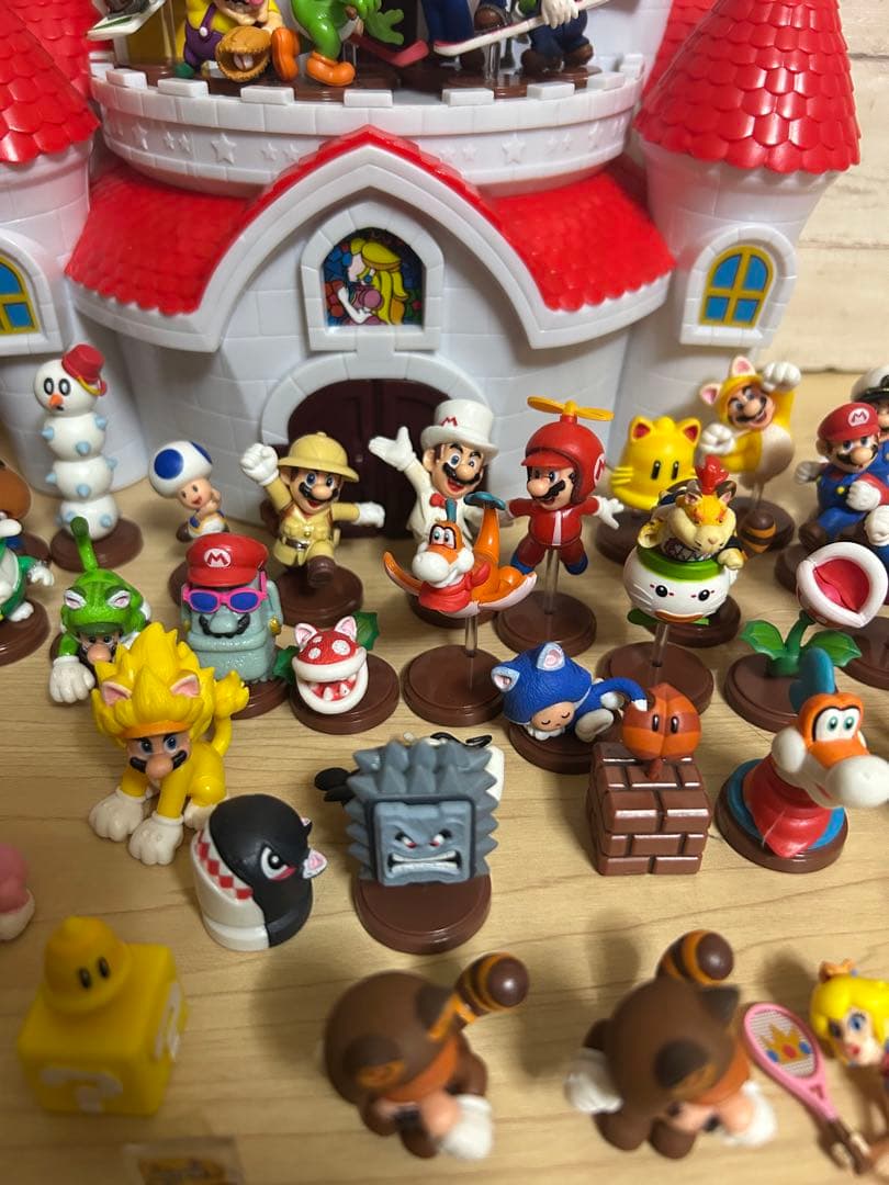 スーパーマリオ　プレイセットピーチ城　チョコエッグ　フィギュア　まとめ　セット