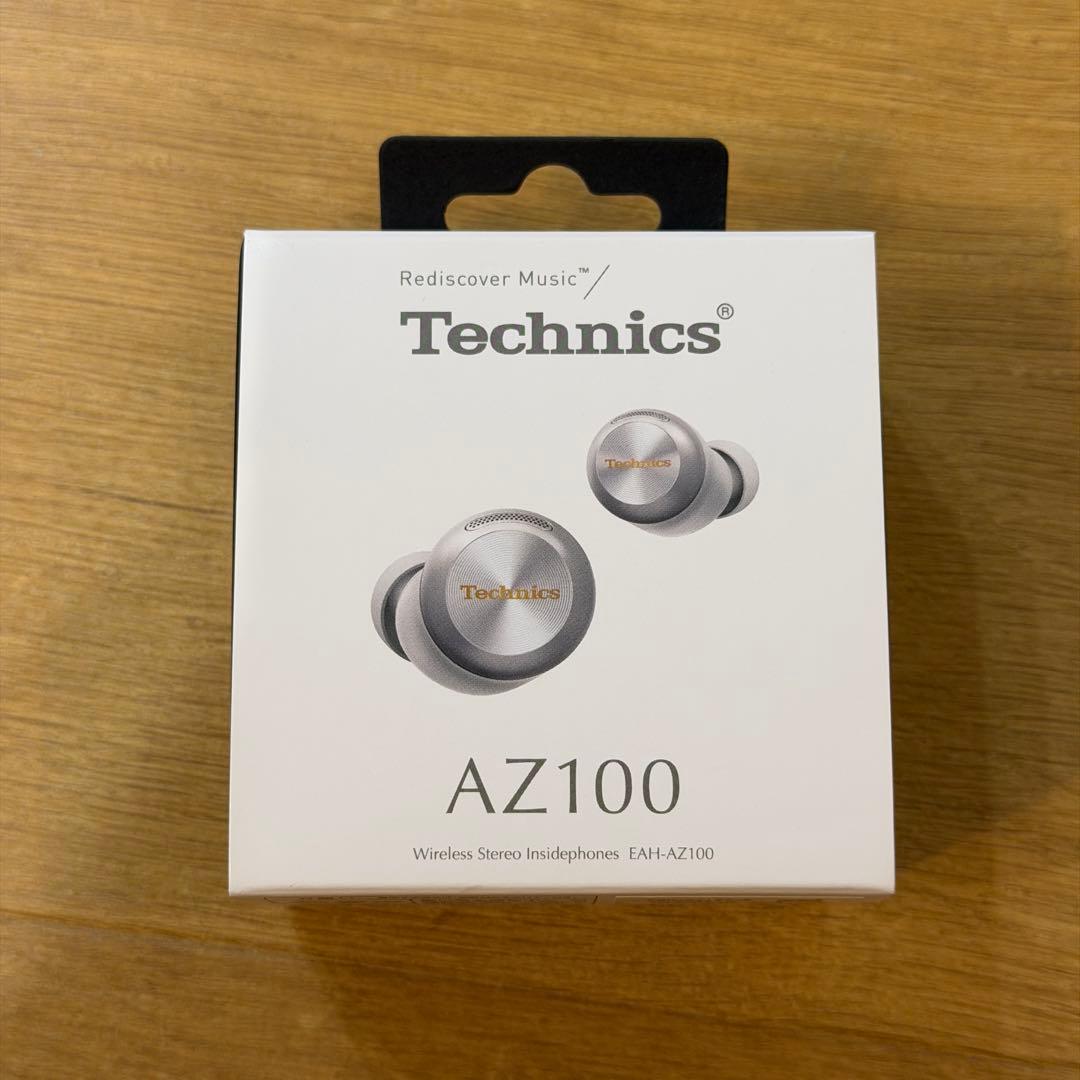 technics EAH-AZ100 シルバー 中古美品(ケースのみ傷あり)
