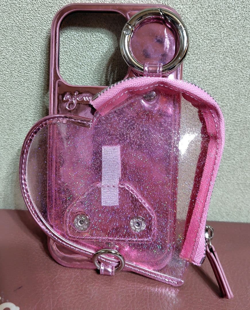 ajew PVCハートプラネットポケットケース iPhone16Pro