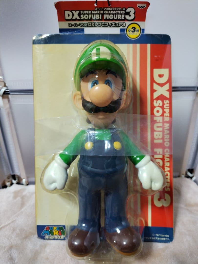 新品未開封 スーパーマリオ DXソフビフィギュア マリオ ルイージ