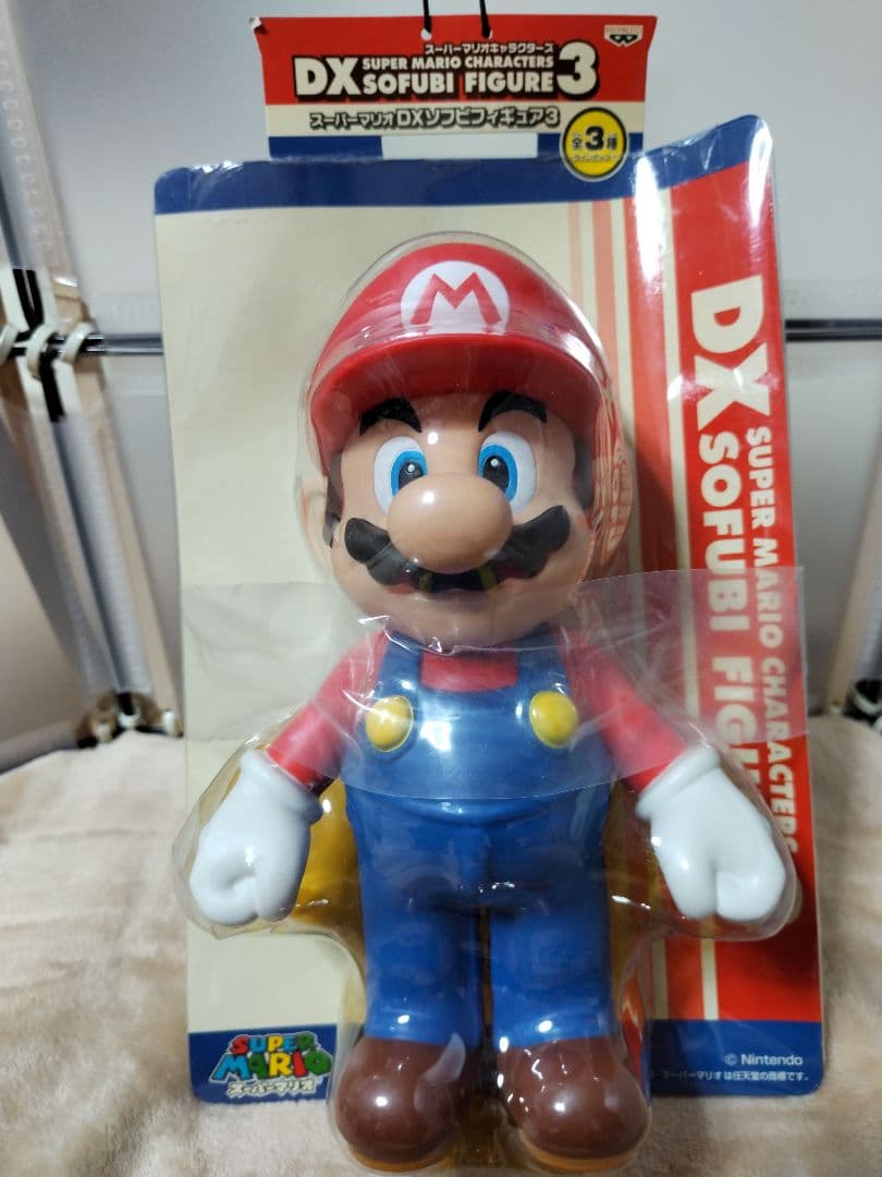 新品未開封 スーパーマリオ DXソフビフィギュア マリオ ルイージ