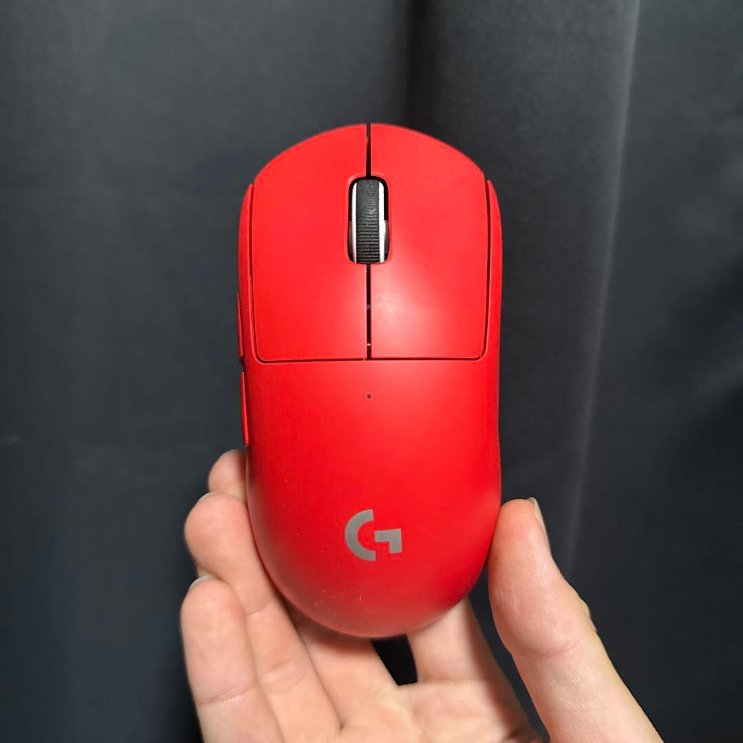 Logicool G PRO X SUPERLIGHTゲーミングマウス レッド
