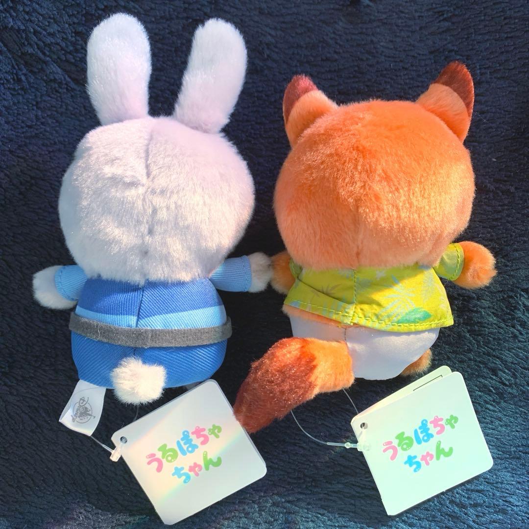 ディズニーストア　うるぽちゃちゃん　ズートピア　ニック　ジュディ