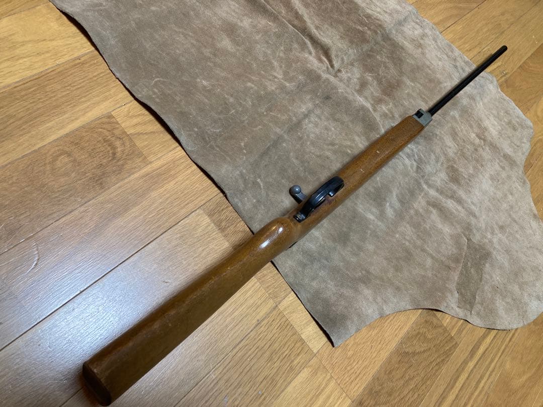 昭和の射的銃 ライフル 啓平社 BS-52つづみ弾エアコッキング