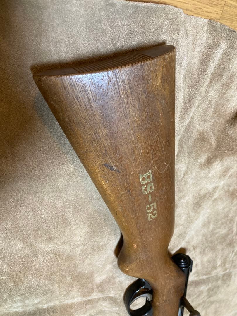昭和の射的銃 ライフル 啓平社 BS-52つづみ弾エアコッキング