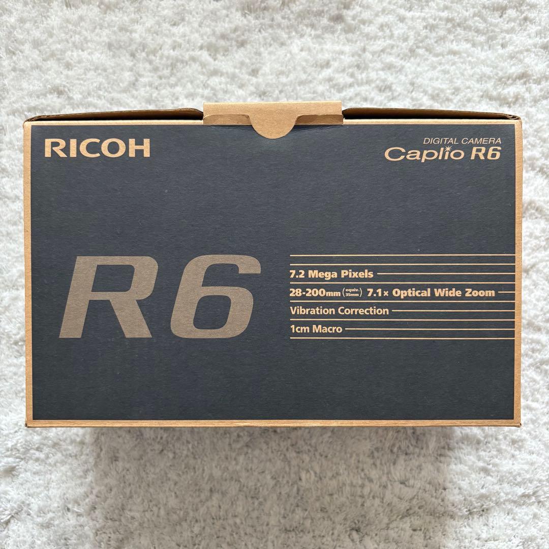 極上品【動作確認済】RICOH リコー Caplio R6 レトロカメラ レッド