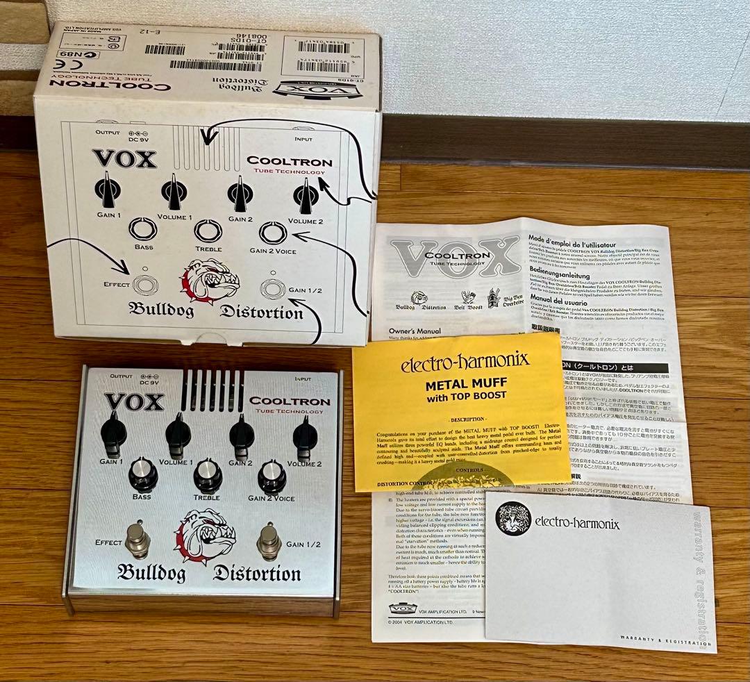 VOX COOLTRON Bulldog Distortion 真空管内蔵