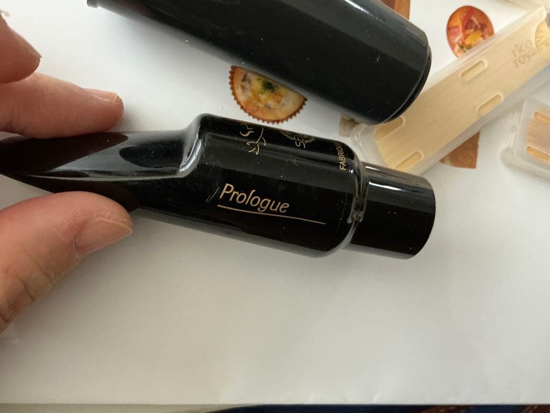 セルマーのPrologueマウスピース　Rico リード残りおまけ。
