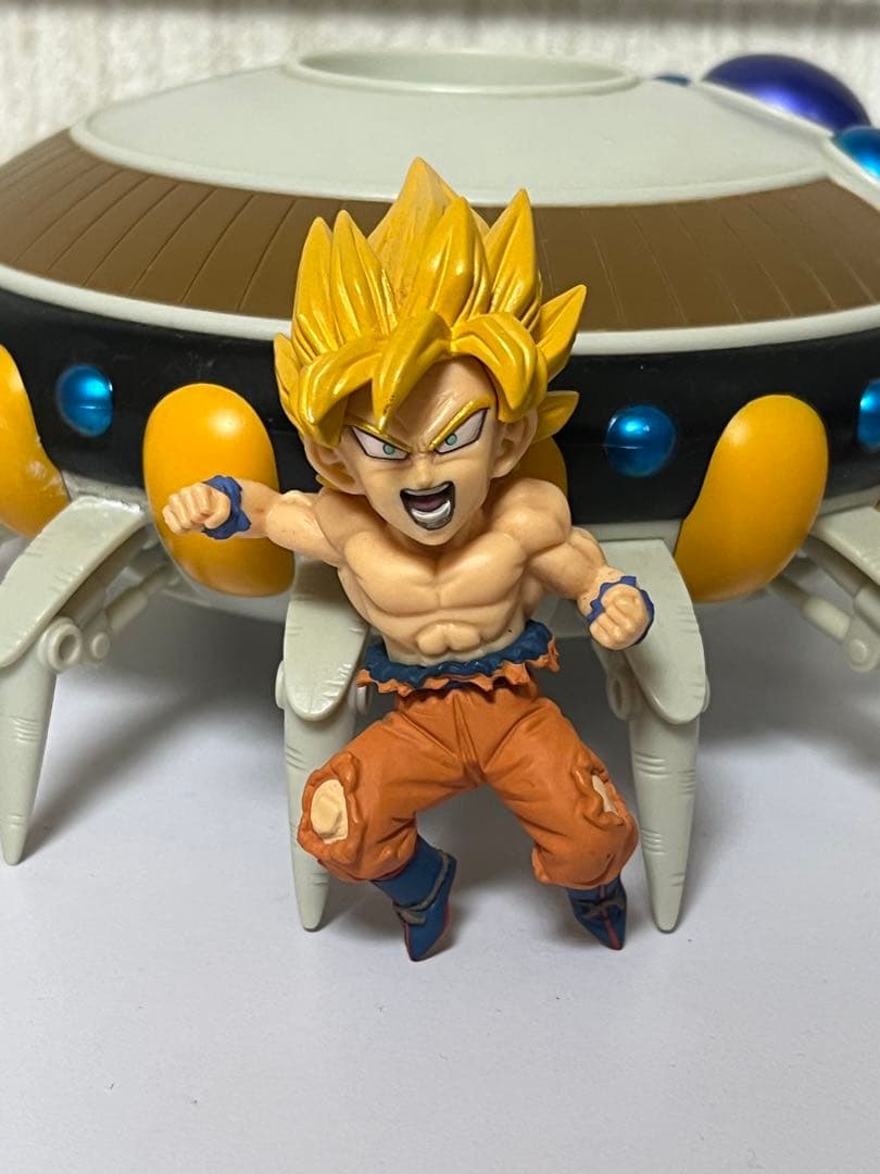 ドラゴンボール フリーザ 孫悟空 宇宙船 フィギュアセット　ワーコレ