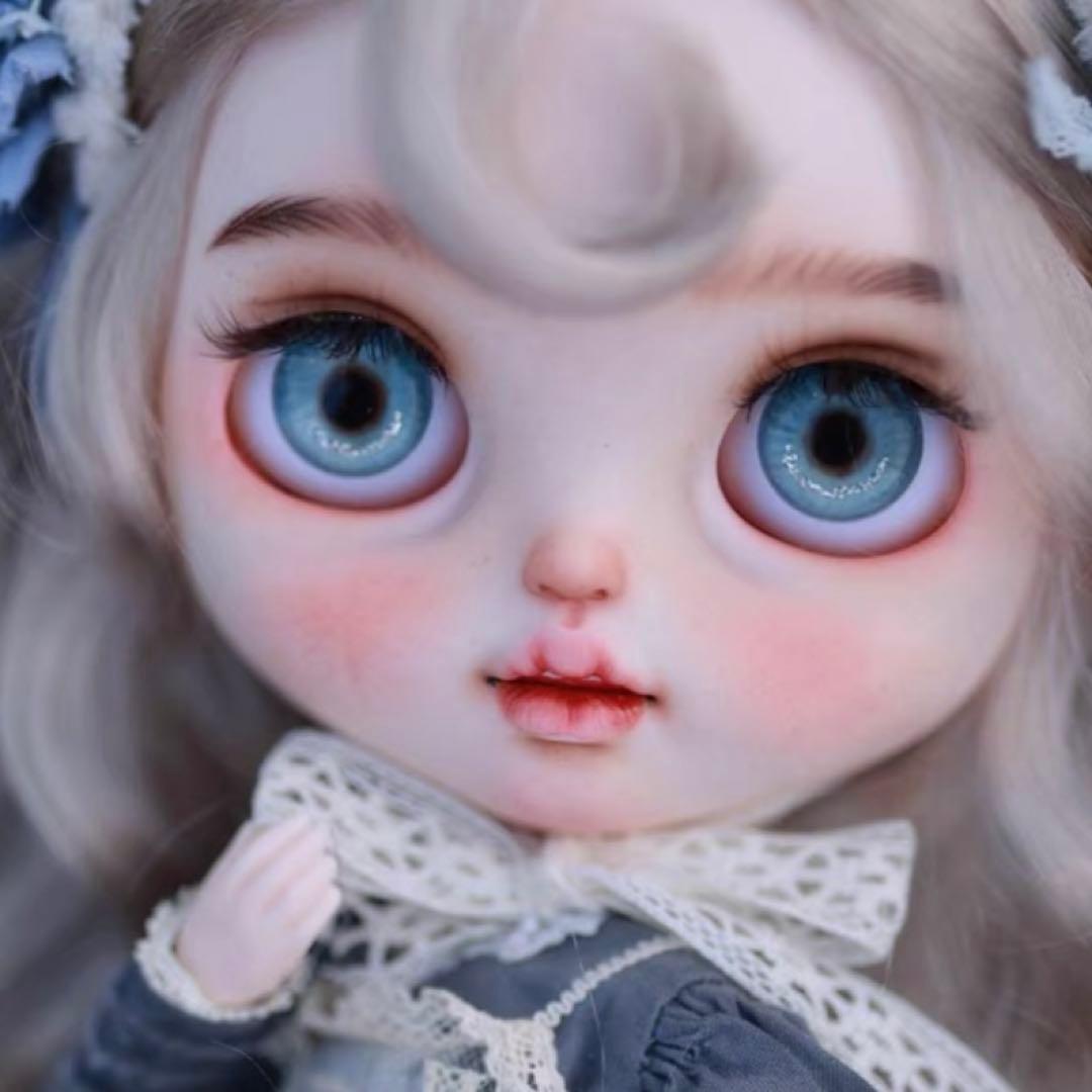 カスタムブライス フルセット かわいい 優しい 作家様 グレーブルー