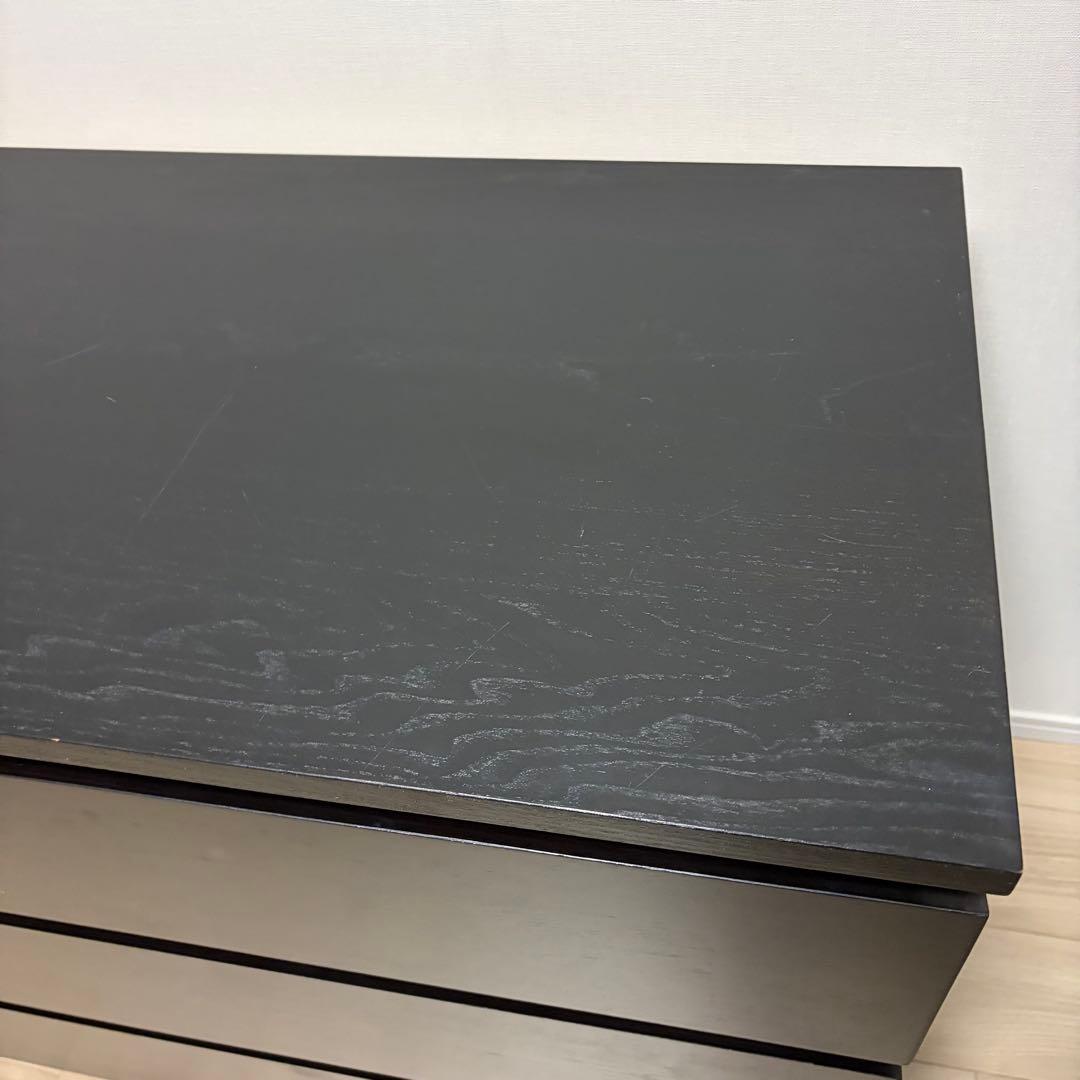 IKEA チェスト・タンス 160x78cm MALM マルム ブラック