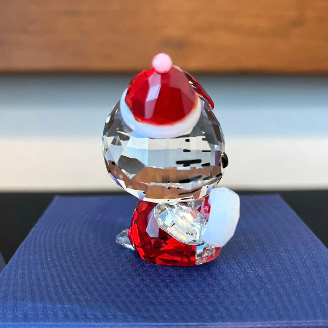 【希少】SWAROVSKI スワロフスキー ハローキティ サンタ クリスタル