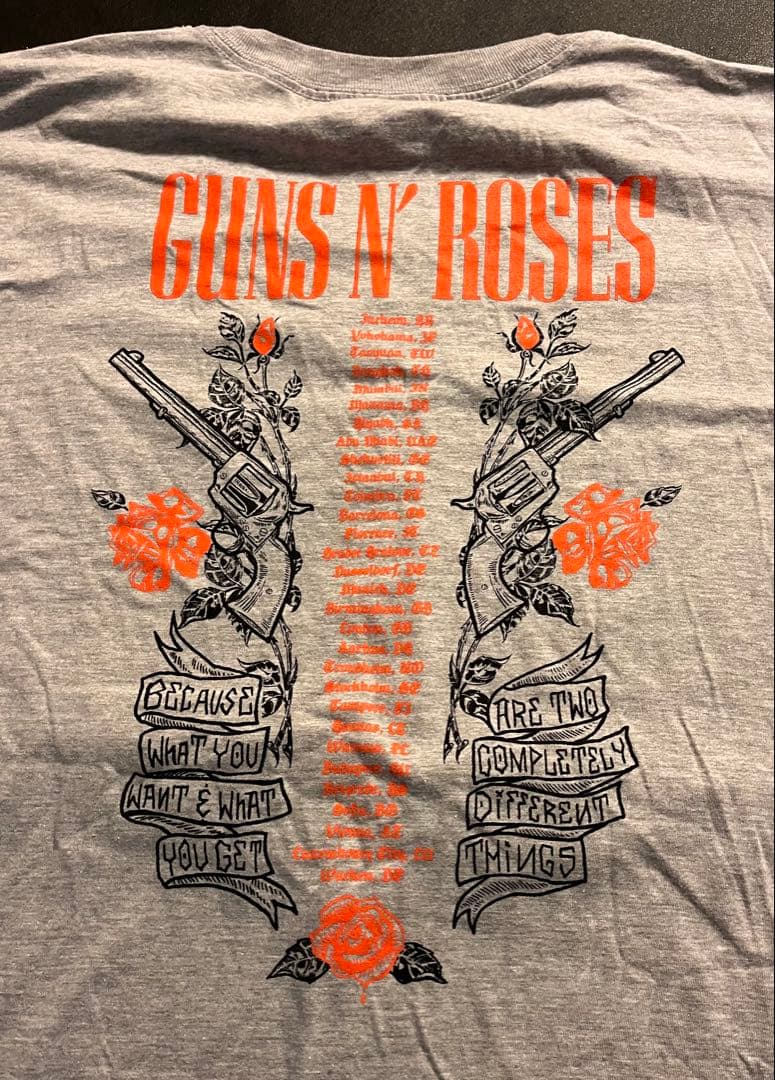 Guns N' Roses 2025 Skulls T-Shirt未使用