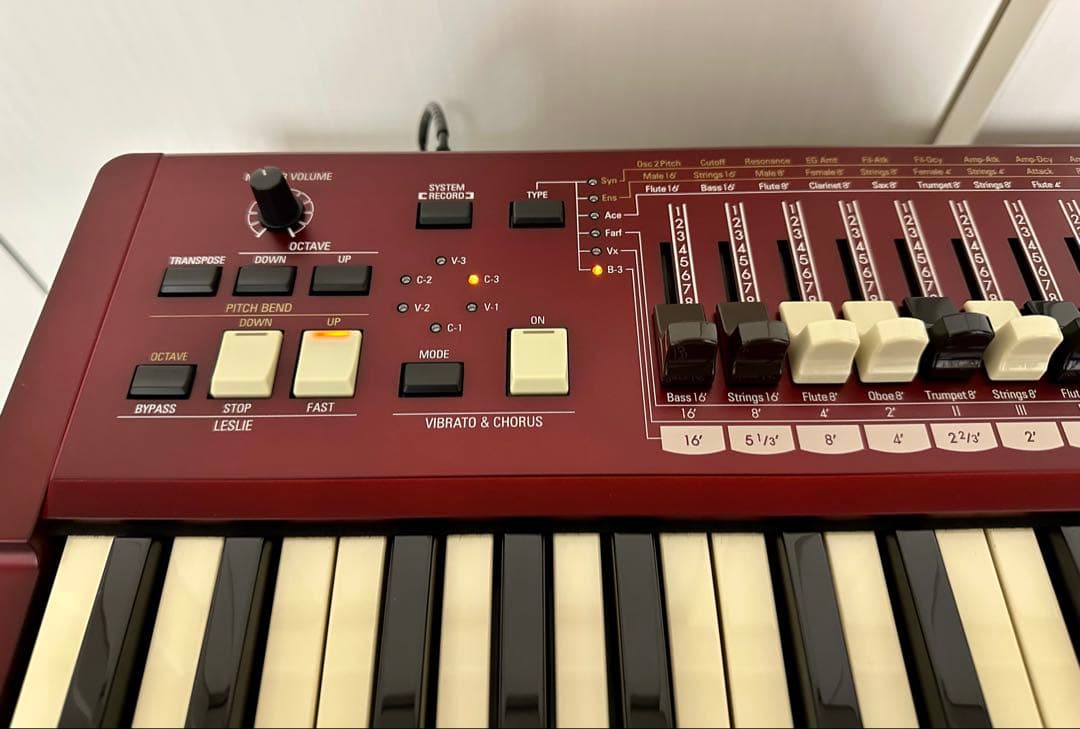 HAMMOND M-solo BUR 専用ケース付き