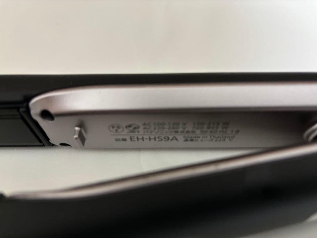 パナソニック　EHーHS9A　ナノケア　ストレートアイロン　正規品中古