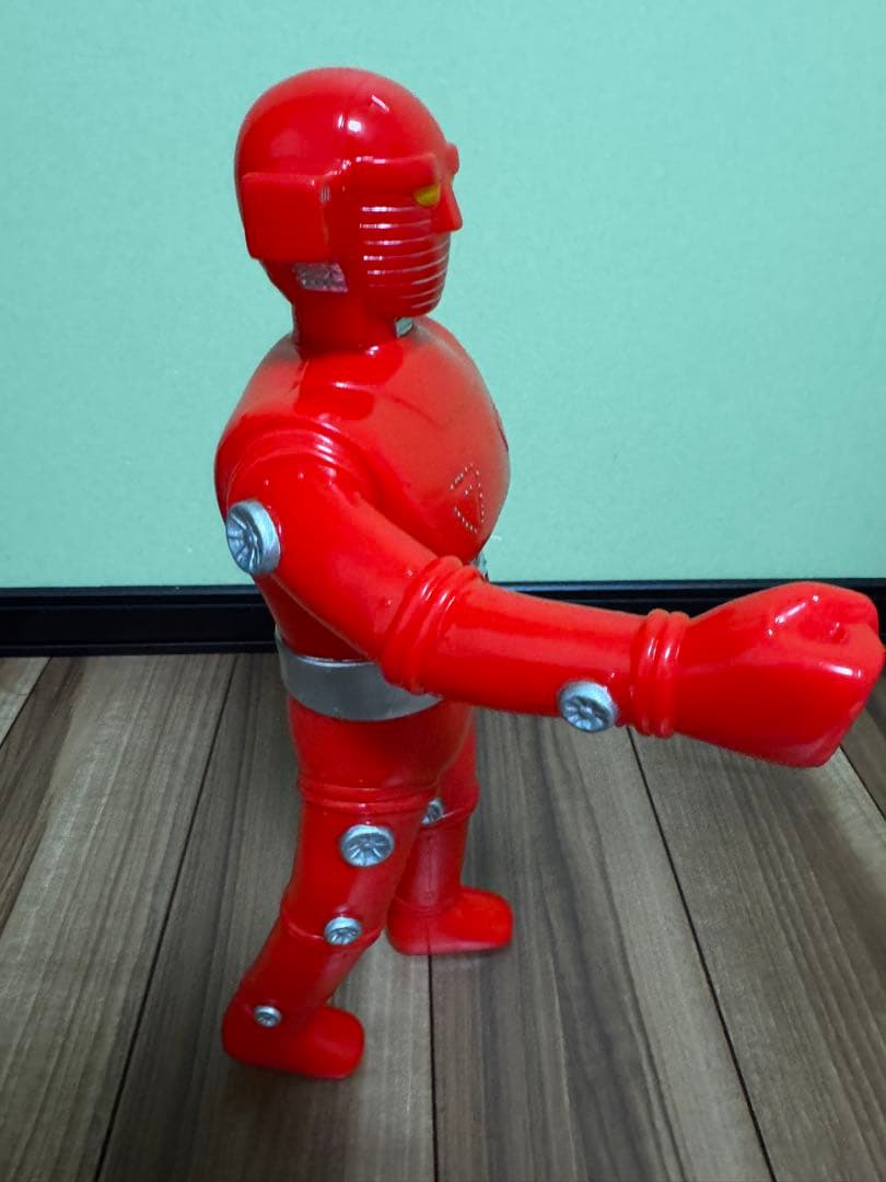 【当時物・特大41cm】無版権 レッドバロン ソフビ フィギュア レトロ