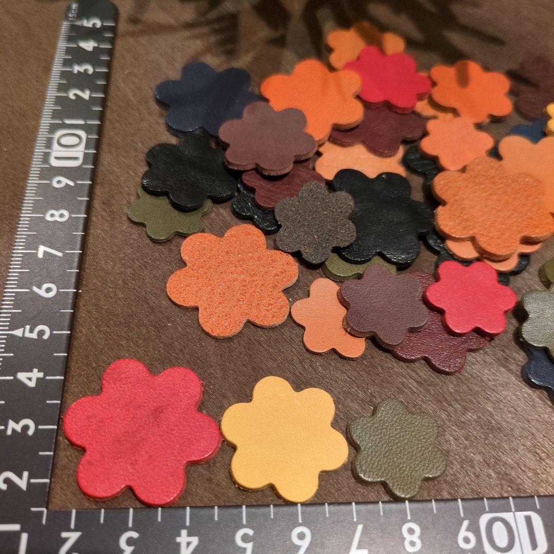 お花タグ42個✨️革タグ