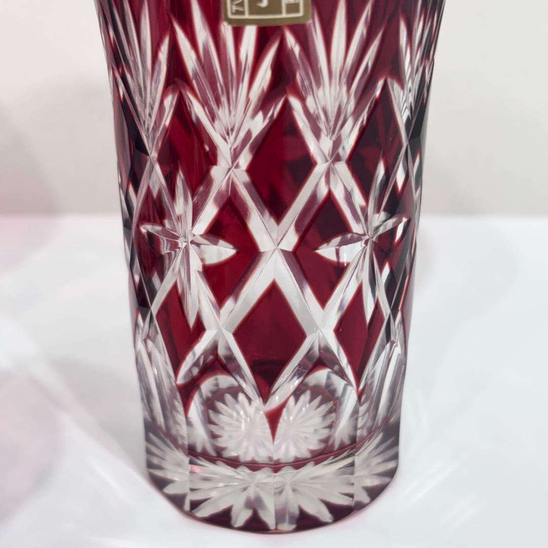 希少！新品・未使用品！江戸切子 廣田硝子 パイロンクラフト ビアグラス 5客
