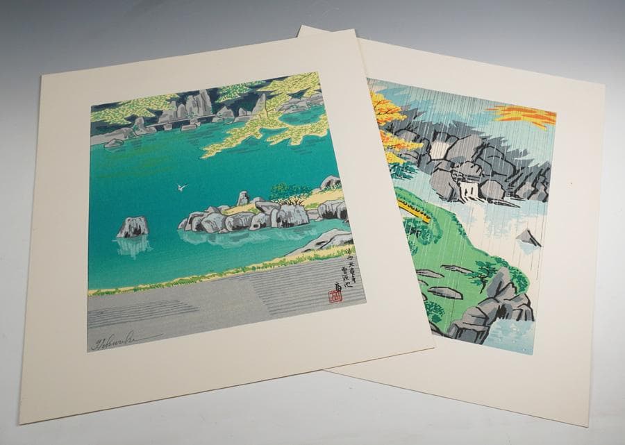 木版画家 徳力富吉郎 古都余情 木版画集 106/195