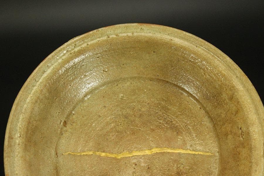 唐津 平 皿 φ13.5cm 骨董品(A422)