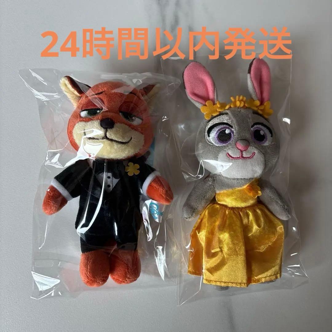 ズートピア2 韓国限定　ニック　ジュディ　キーリング　セット
