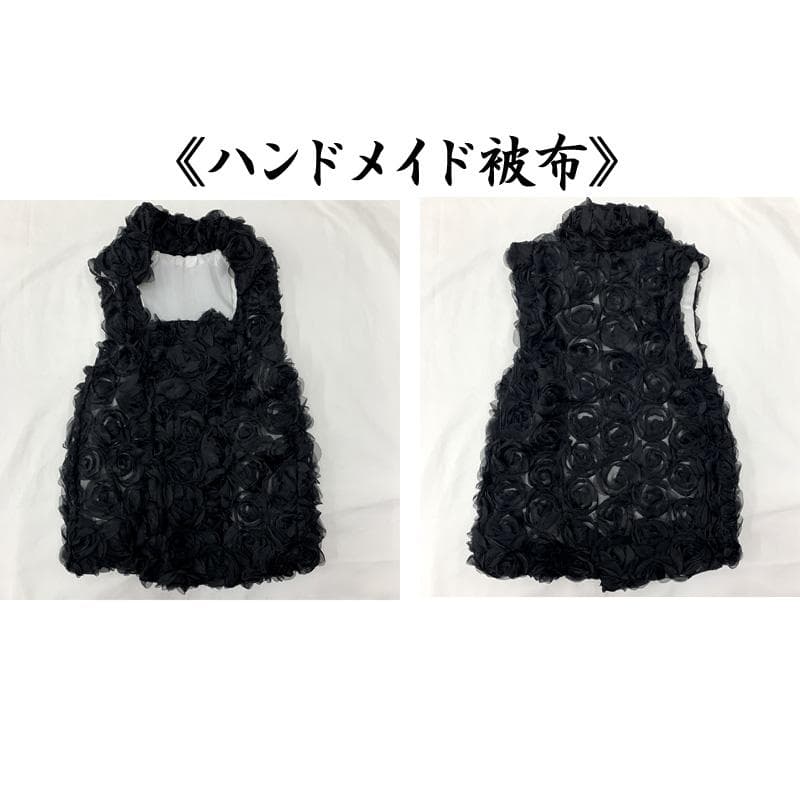 602ag51□七五三 三歳 アンティーク 女児 着物&被布 花鼓 毬□