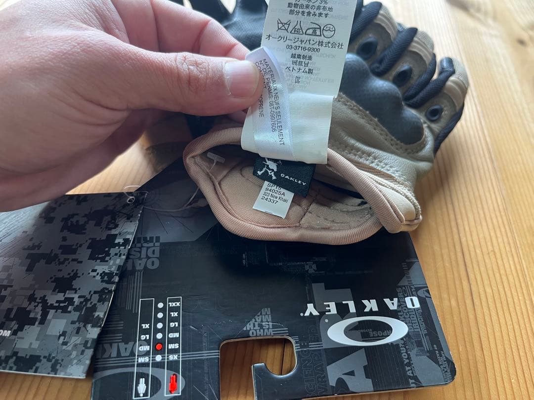 新品未使用Oakley Factory PilotGloveTAN Sオークリー